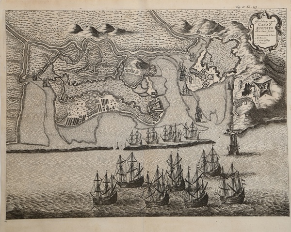 Afbeeldinge vande Cabo St. Augustin met haer Forten