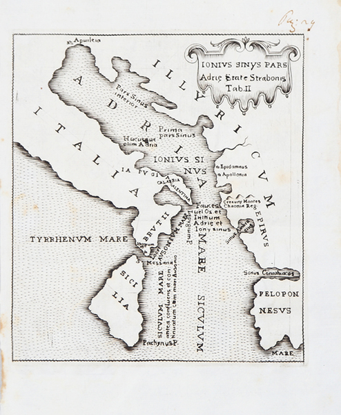 Ionius Sinys Pars Adrie State Strabonis Tab. II