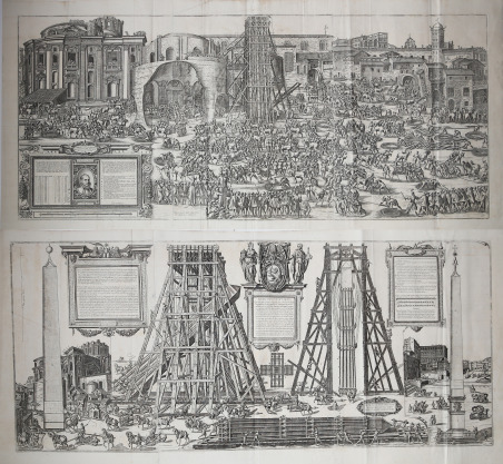 Innalzamento dell’Obelisco Vaticano