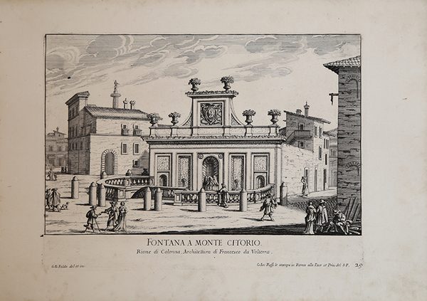 Fontana a Monte Citorio, Rione di Colonna, Architettura di Francesco …