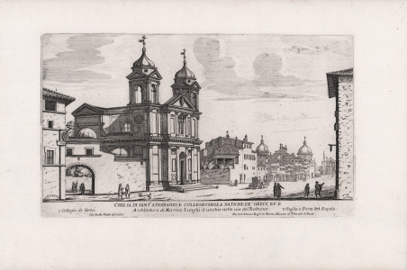 Chiesa di Sant'Athanagio, e Collegio della Natione de' Greci.