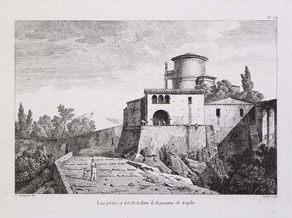 Vue prise a Isola, das Royaume de Naples