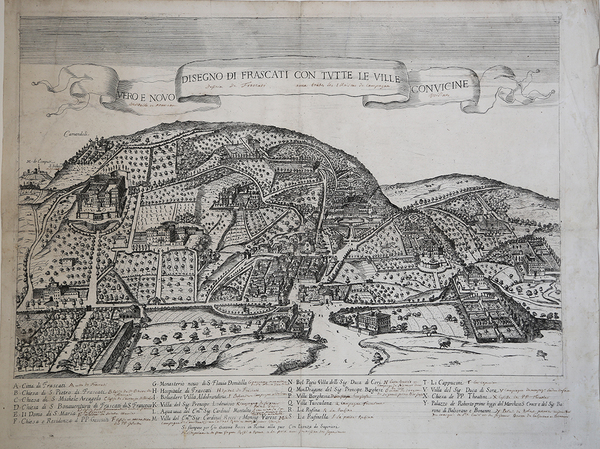 Vero e Novo Disegno di Frascati con Tutte le Ville …