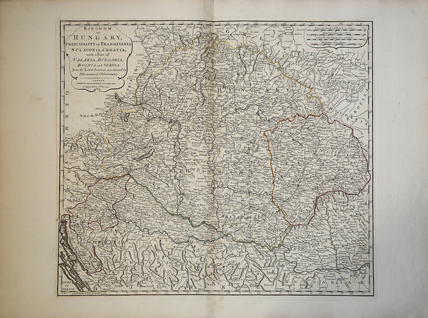 Kingdom of Hungary, Principality of Transilvania, Sclavonia, Croatia, with a …
