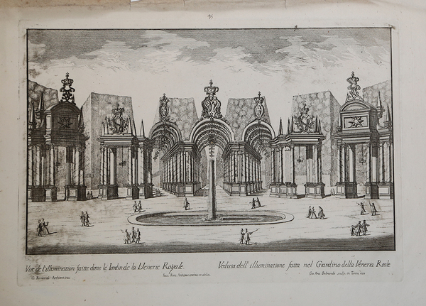 VÃ¼e de l'illumination faitte dans ke Iardin de la Venere …