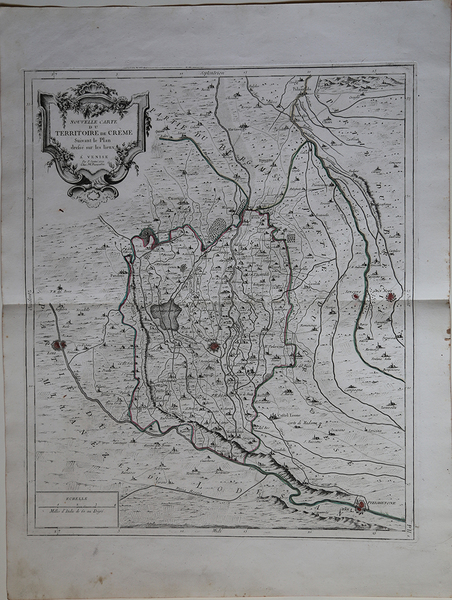 Nuovelle Carte du Territoire de Crème suivant le Plan dressée …