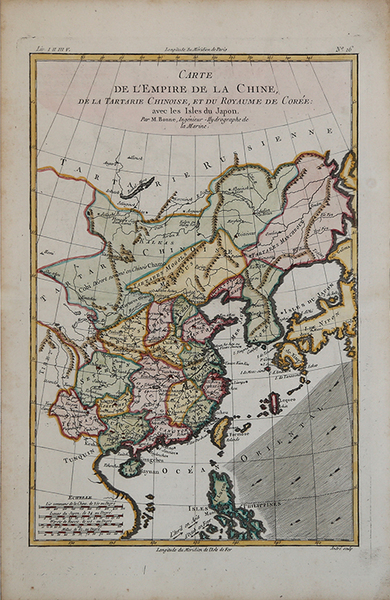 Carte de l'Empire de la Chine, de la Tartarie Chinoise, …