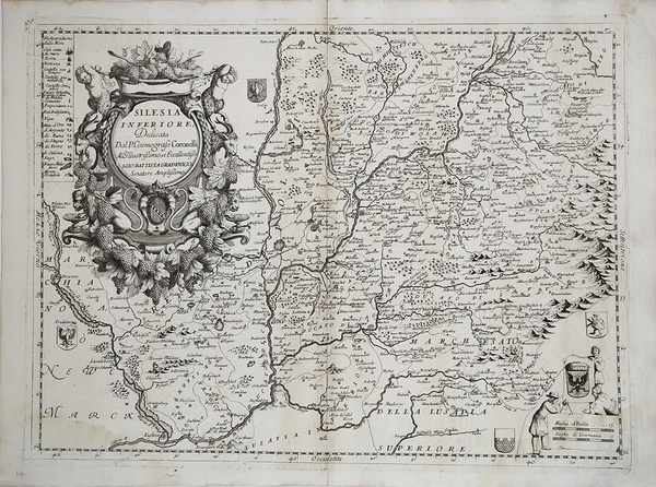 Silesia Inferiore, dedicata dal P. Cosmografo Coronelli All'Illustrissimo et Eccellentiss.o …