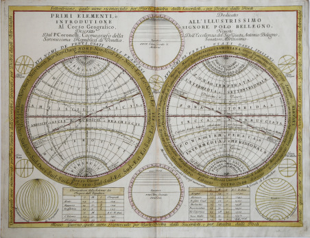 Primi Elementi, ò Introdutione Al Corso Geografico, Dal P. Coronelli, …