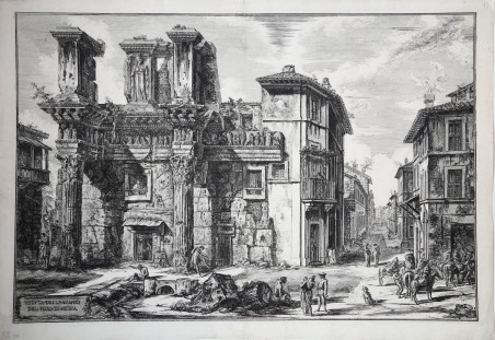 Veduta degli avanzi del Foro di Nerva