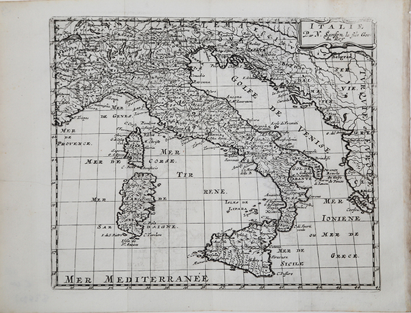 Italie Par N. Sanson le fils Geo: du Roy