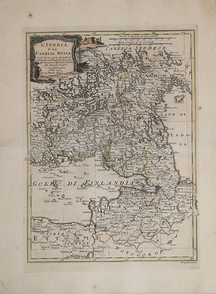 L'Ingria e la Carelia Russa tratte da una Carta del …