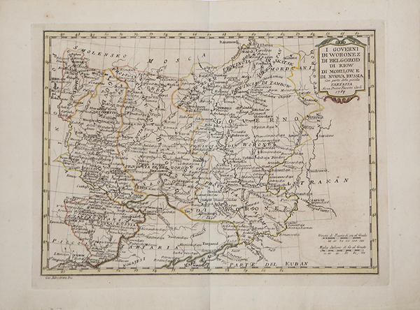 I Governi di Woronez di Belgorod di Kiow di Mohilow, …