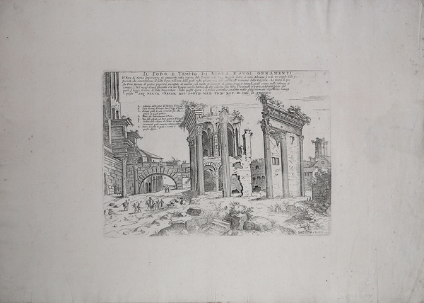 Il Foro e Tempio di Nerva, e suoi ornamenti