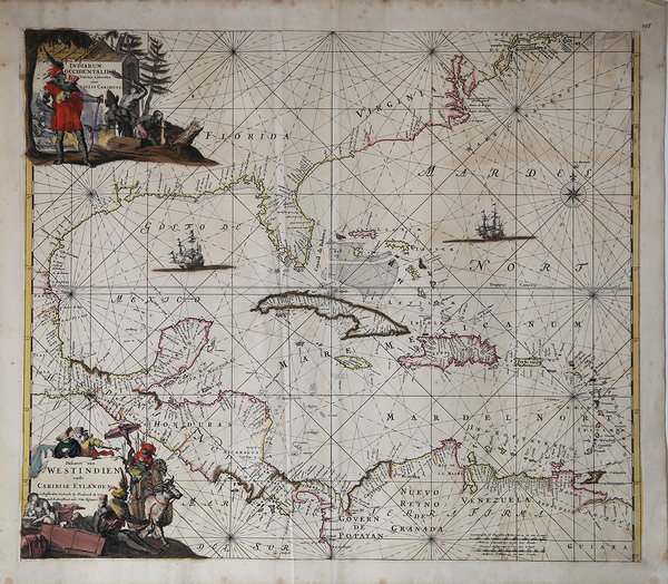 Indiarum Occidentalium Tractus Littorales cum Insulis Caribicis - Pascaert van …