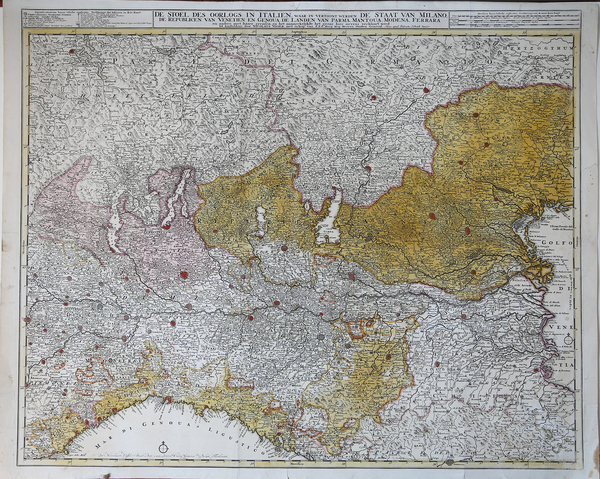 De Stoel des Oorlogs in Italien, waar in vertoont werden …