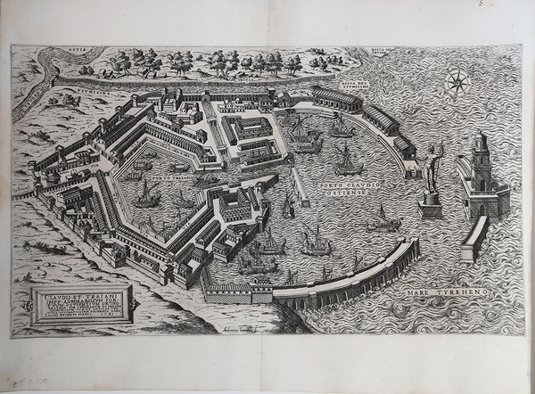 Claudii et Traiani Impp. Admirabilium Portum Ostiensium Orthographia per Stephanum …