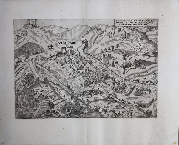 IL VERO DISEGNO DI VICOVARO OCCUPATO DA IMPERIALI ET RECUPERATO …