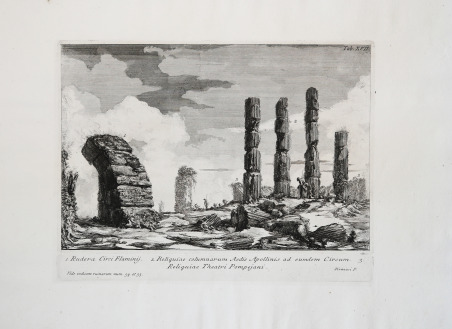 Ruderi Circi Flaminij. / Reliquiae columnarum Aedis Apollinis. / Reliquiae …