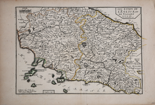 Les Estats de l'Eglise, et de Toscane