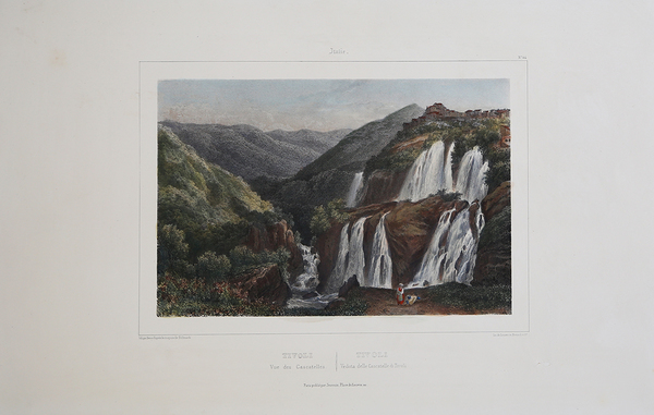 Tivoli Vue des Cascatelles. - Tivoli Veduta delle Cascatelle di …