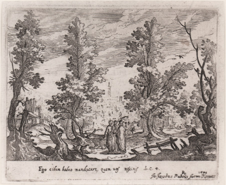 Cristo parla ai discepoli in Samaria