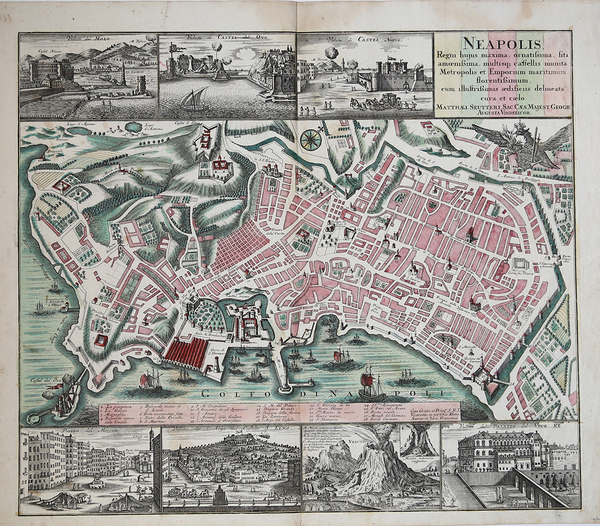 Neapolis, Regni hujus maxima ornatissima, siti amoenissima multisque, castellis muinita …