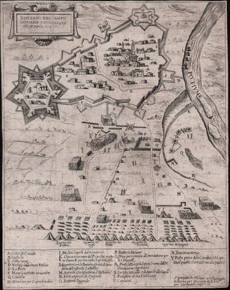 Dissegno del Campo Cattolico Sotto Casale