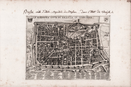 LA MAGNIFICA CITTA DI BRESCIA IN LOMBARDIA