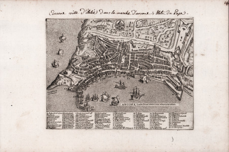 ANCONA Civitas Piceni celeberrima, ad mare Adriaticum