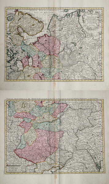 Carte Nouvelle de Moscovie Represente la partie Septentrionale… / Partie …