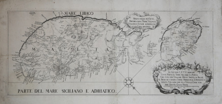 Malta colle sue Città, Fortificazioni, Terre, Villaggi, Vallon, e Luoghi …
