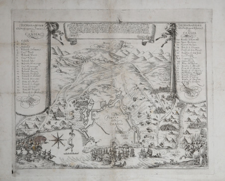 Pianta della Candia dell'anno 1668