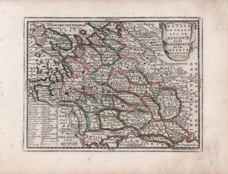 Estats du Grand Duc de Moscovie ou de l'Empereur de …