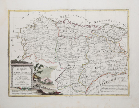 Li Regni di Galizia, Astruries, Leon, Castiglia Vecchia con la …