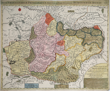 Nova Transilvaniae Principatus Tabula, ad Usum Serenissimi Burgundia Ducis
