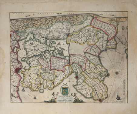 Hollandiae Pars Septentrionalis Vulgo Westuriesland en 'Toorder Quartier