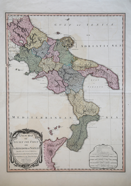 A New Map of Sicily the First or the Kingdom …