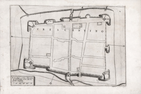 Il vero disegno et ritratto della fortezza di Crescentino