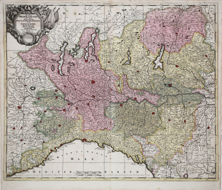 Status Mediolanensis nec non ducatum Mantuae, modenae, Parmae