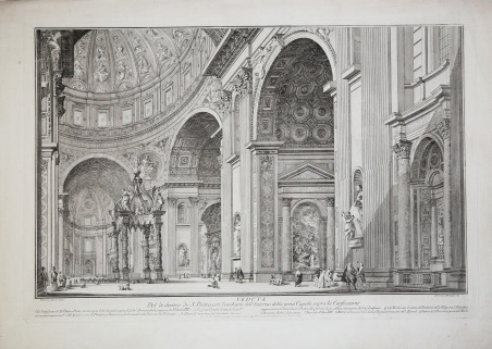 Veduta Del di dentro di S. Pietro, con l'occhiata dell'Interno …