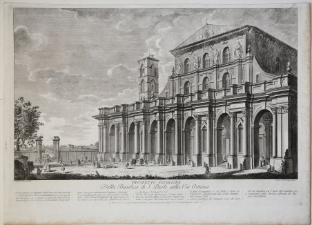 Prospetto Esteriore della Basilica di S. Paolo sulla Via Ostensie