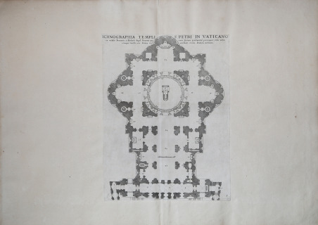 Ichnographia Templi S. Petri in Vaticano