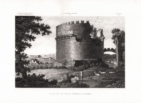 Sepolcro di Cecilia Metella in Roma