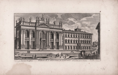 Veduta di S. Giovanni in Laterano