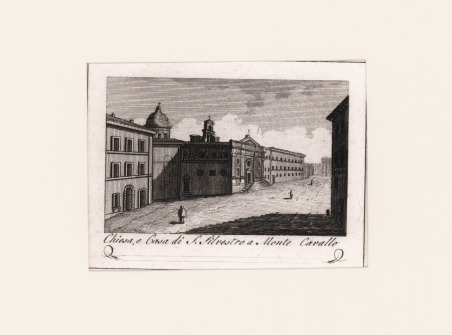 Chiesa, e Casa di S. Silvestro a Monta Cavallo