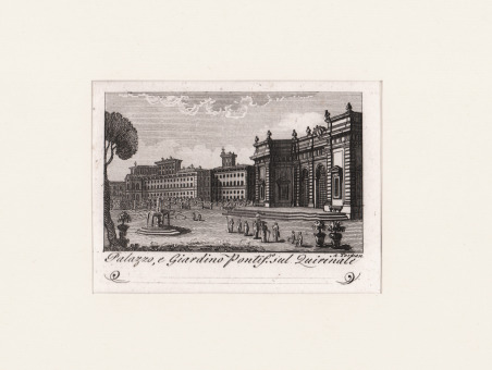 Palazzo, e Giardino Pontif. sul Quirinale
