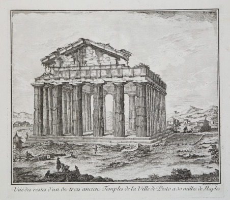 Vuedes restes d'un des trois anciens temples de la ville …