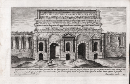 Vestigij d'una porta de la Citta, chiamata Antichamente porta Nevia, …