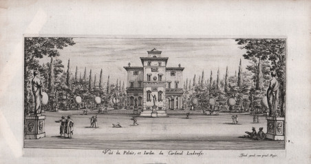 Vue du Palais, et Iardin du Cardinal Ludovise